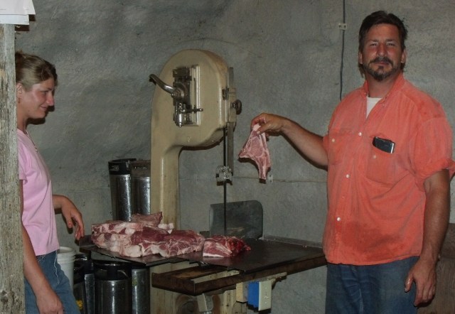 Natural pork, fresh......ready for the grill. You'd be surprised how delicious these chops taste.