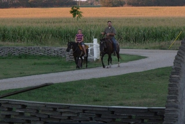 Isabella and Fred went for a nice ride.