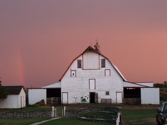 Our old barn, if only it could talk. How much this barn has experienced through the years with our family.