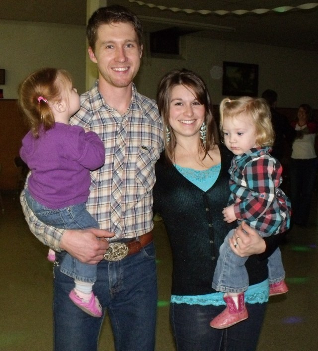 Anya and Luke, Jessica and Kallie Jo at the dance.