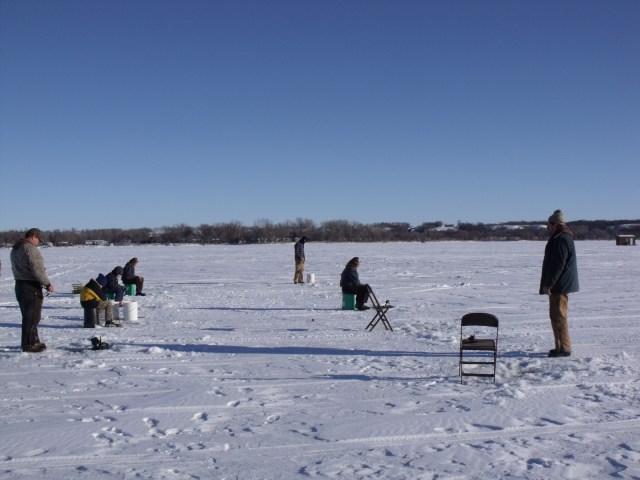 This is how we were set up for our first few hours.  