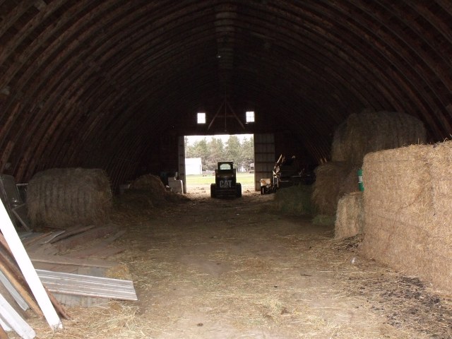 Our messy barn, soon to be cleared out for the dance!!