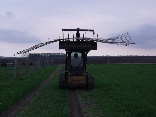 The CAT makes life a bit easier and saves on backs and hands!