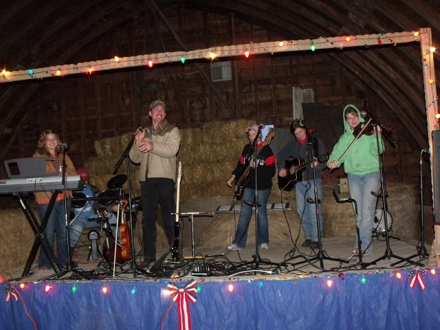 Late night practice.  We have to wait for babies to sleep and men to get off of work!