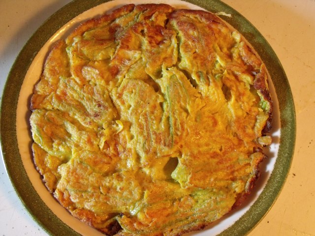 I fried the entire batch together, having poured the rest of the egg mixture on top, not wanting to waste anything.  You can fry these individually.  Try it!