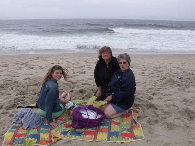 A cold day at the beach!