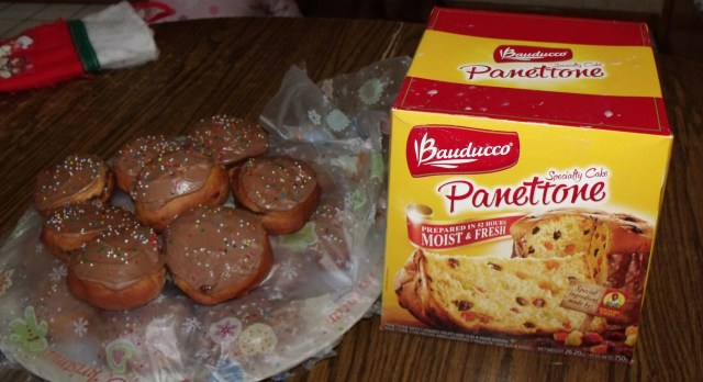 Zio Gino sent 3 of these italian traditional Panettone, thank you!