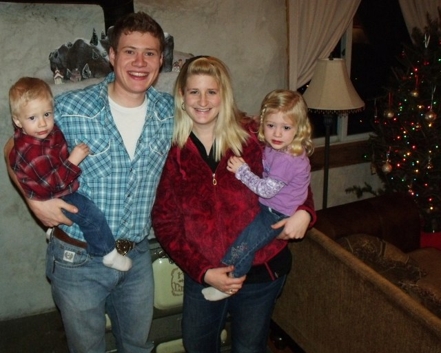 Our daughter Francesca, husband Peter with children Blase and Kallie Jo Ryland!