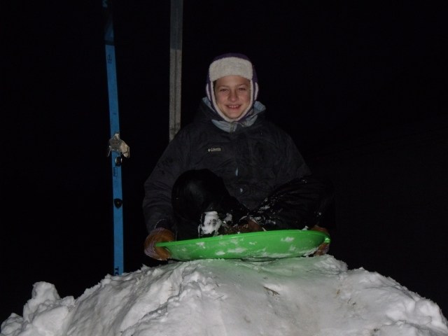 Isabella Angel enjoying a very White Christmas!