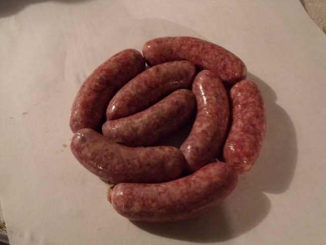 This Italian Sausage took three kids to put together!