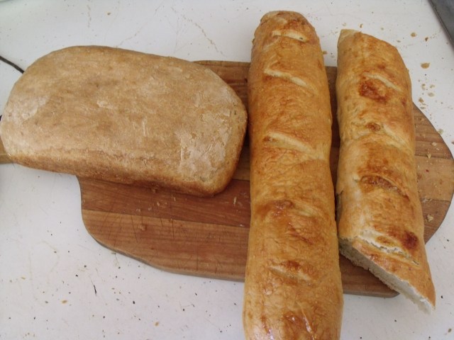 Caleb baked this bread. I'm a firm believer that the boys should learn how to cook and bake! Yummy