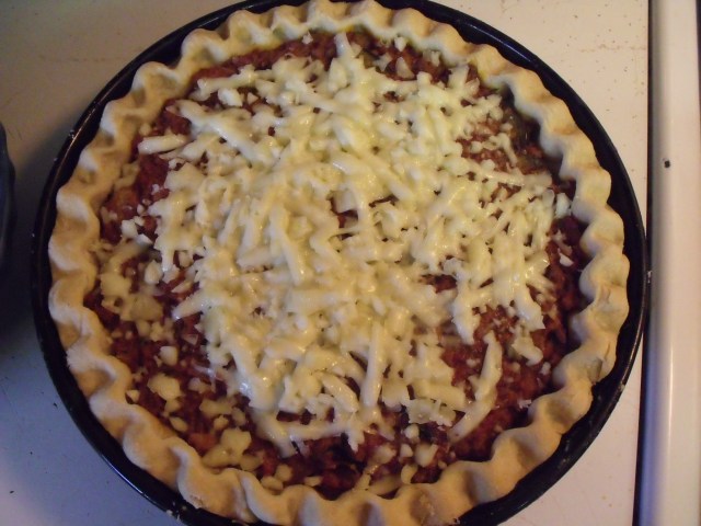 Maggies Eggplant Pie. Wow this was out of this world.