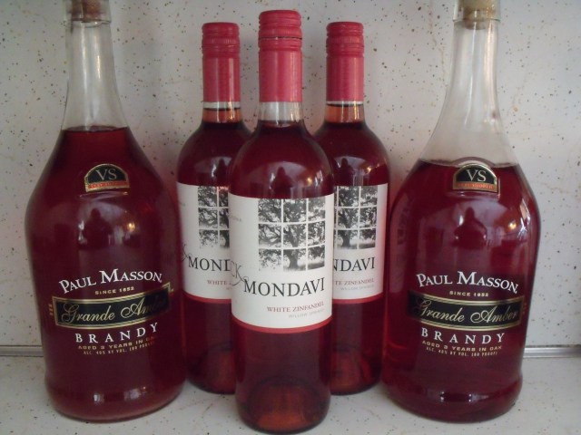 Fred's wine, Elderberry/grapes all from our farm. For the soul..........and digestion:)