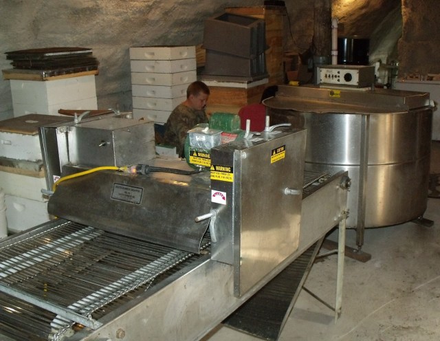 Decapper and 60 frame extractor in the background.  