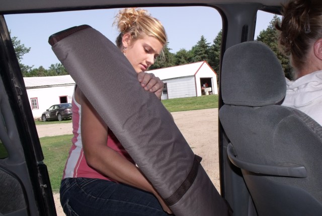 Loading the  12 gauge just in case the Badger shows up.