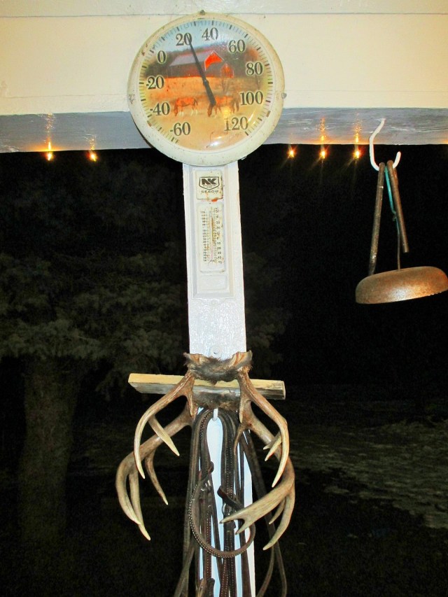 Grilling Pizza during cold weather.  Check out the Temperature!