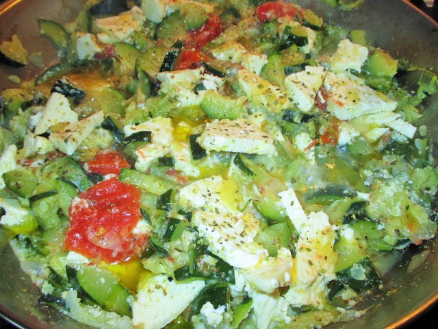 Zucchini every single day. YUM