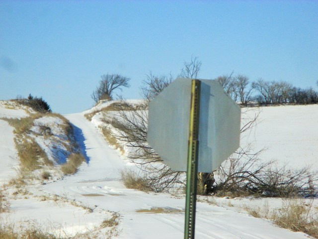 Nothing quite like the back roads of Nebraska. Travel at your own risk. My Durango goes through pretty much anything!!!