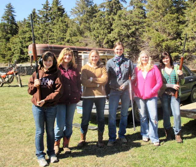 Bella, Marisa, Angelica, Jessica Kruse, Frenchy and Maggie on Easter Sunday enjoying life!
