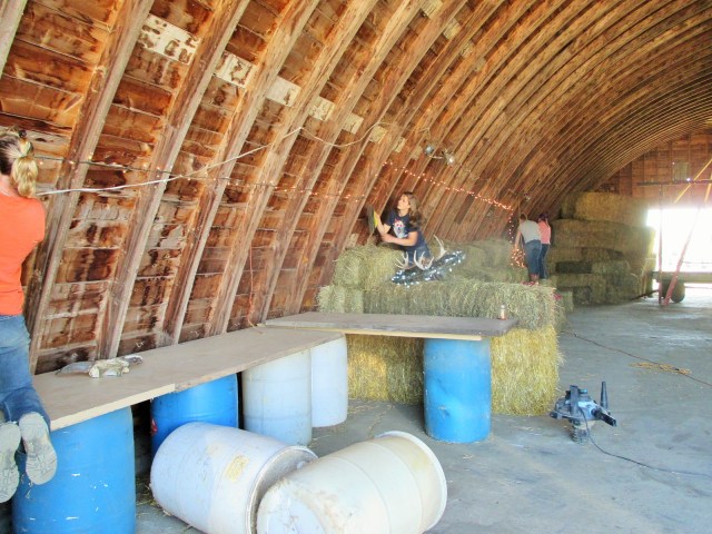 Getting ready for the barn dance, planning ahead.